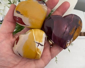 Mookaite Jasper Hearts (You Choose)