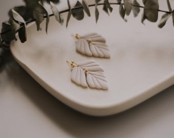 Boucles d'oreilles faites main en pâte polymère, boucles d'oreilles tendance légères