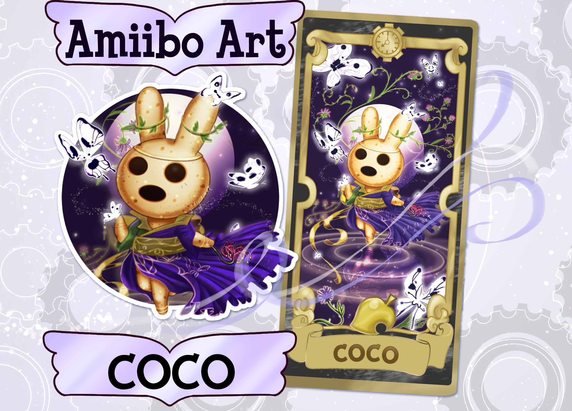 Coco Amiibo Tarjetas De Cruce De Animales Tarjetas De Estilo Etsy