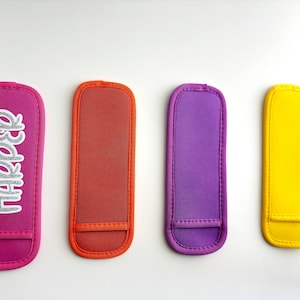 Personalized Neoprene Ice Pop Holders