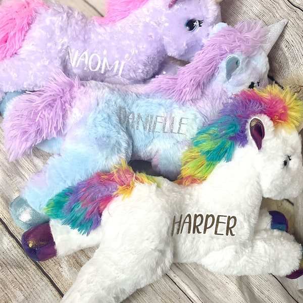Personalized Plush Unicorn|Personalized Stuffed Animal