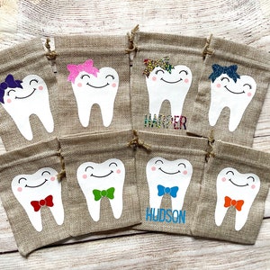 Personalized Tooth Fairy Bags - Gift for Kids