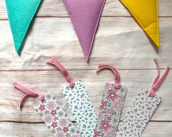 Floral Bookmarks|Cute aesthetic bookmarks for books, journals, and gifts