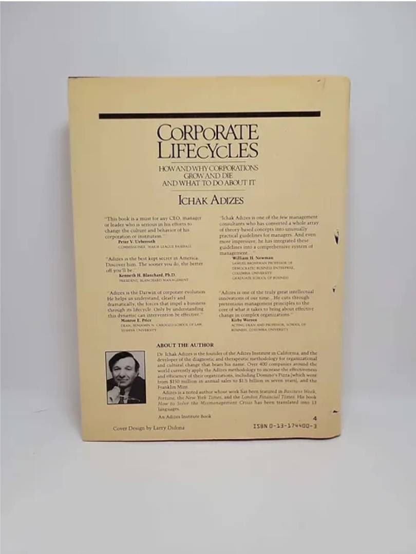 ▼▼Corporate Lifecycles How Corporate Lifecycles impact your opportunity for