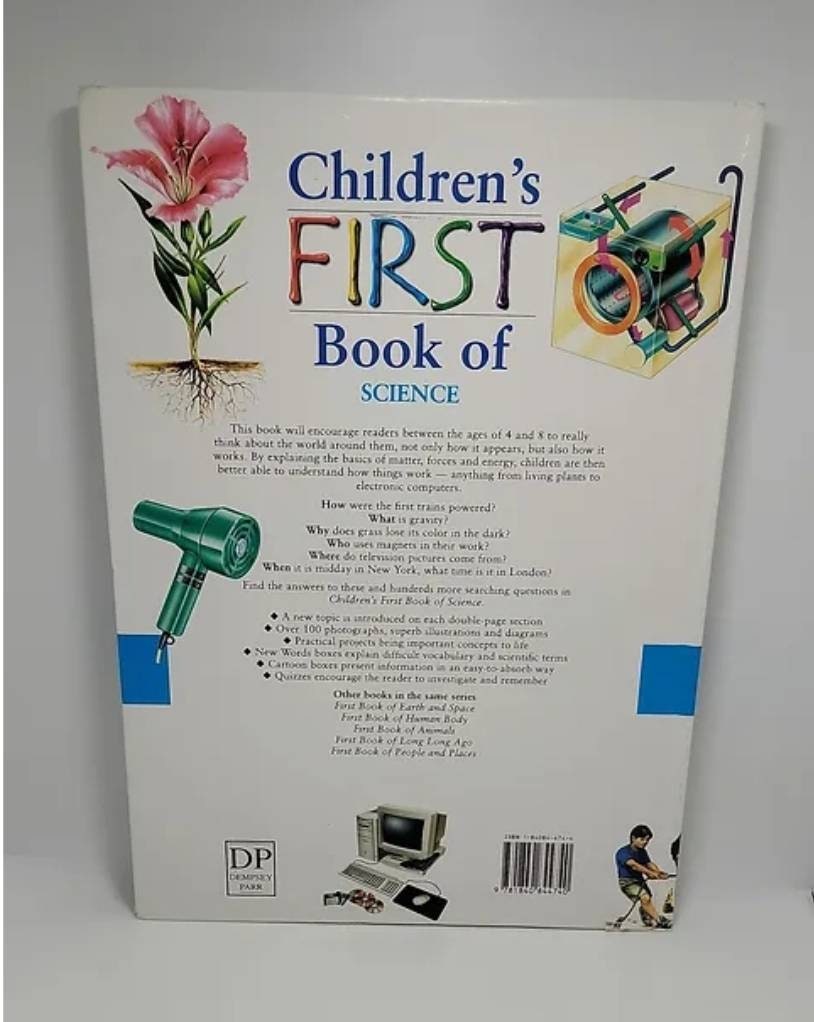 of　Hardcover　First　Children's　Science　Book　January　Etsy　Australia