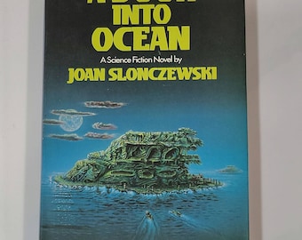 A Door into Ocean by Joan Slonczewski -  Vintage Hardcover 1986 - Classic Sci-fi Books Fantasy Fiction Novels Science Fiction Epic Fantasy