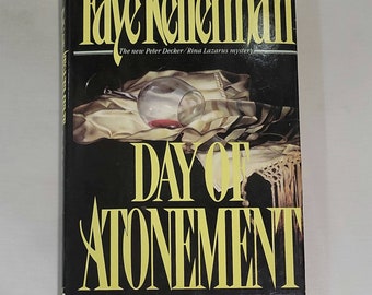 Day of Atonement by Faye Kellerman - Vintage Hardcover 1991 - Classic Mystery Fiction Book Suspense Thriller Crime Fiction Novels Detective