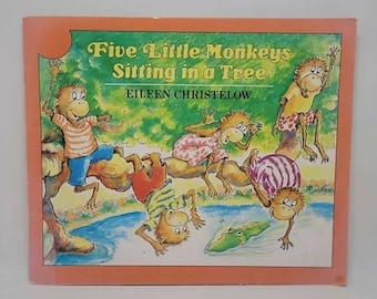 洋書 M11Five Little Monkeys Sitting In A Tree A1IUqJ0MU6L._AC_UF350,