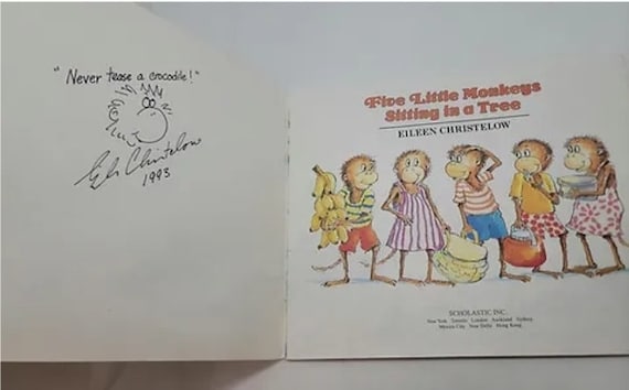 Five Little Monkeys Sitting in a Tree - Signed (A Trumpet Club