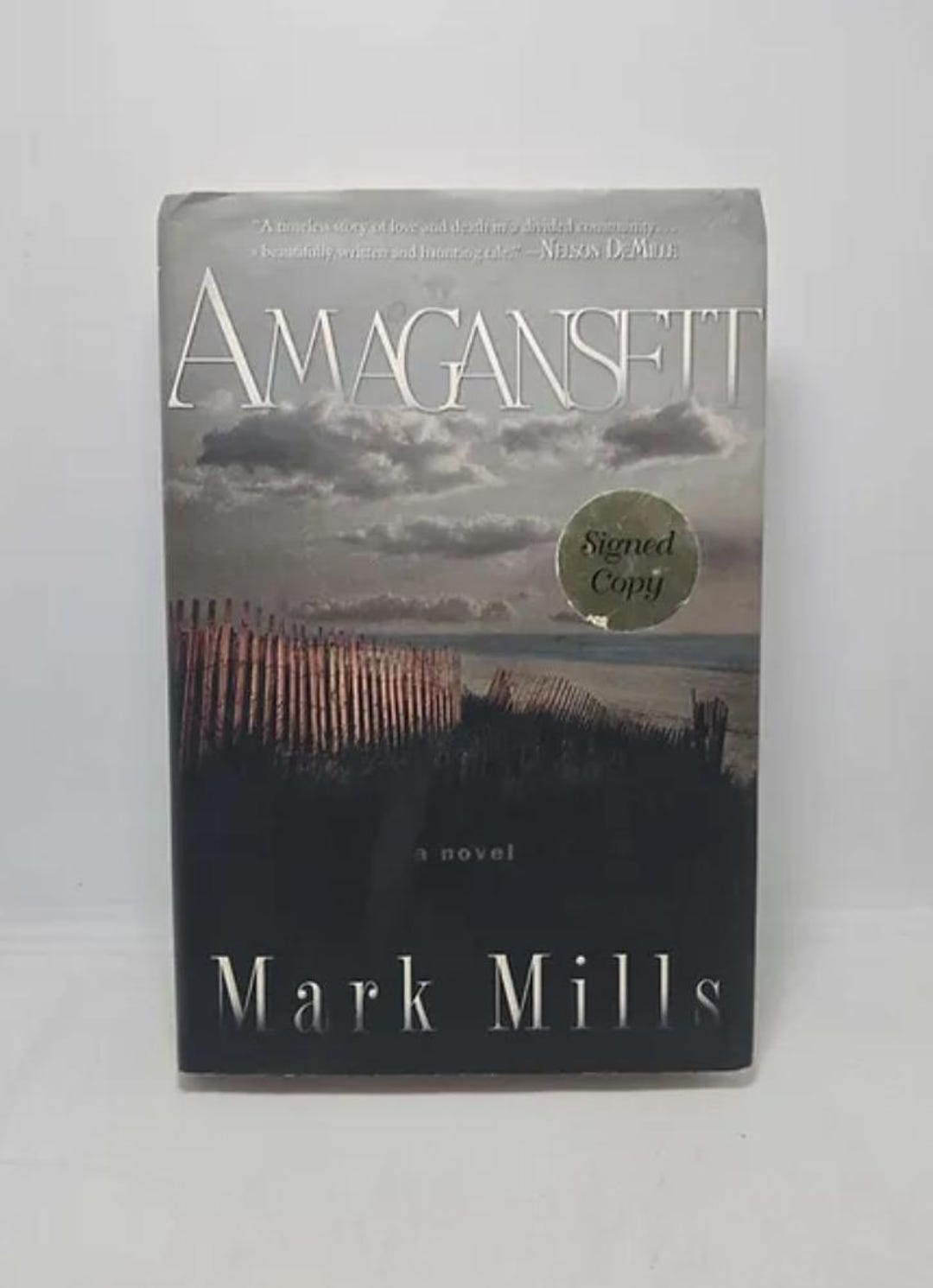 Amagansett Hardcover – July 22, 2004 by Mark Mills - Signed Copy
