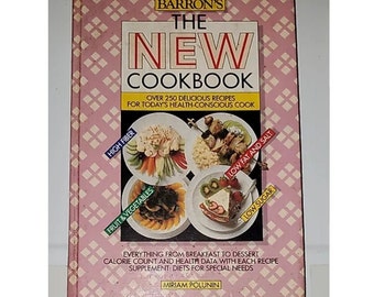 Barron's: The New Cookbook by Miriam Polunin - Vintage Hardcover 1985