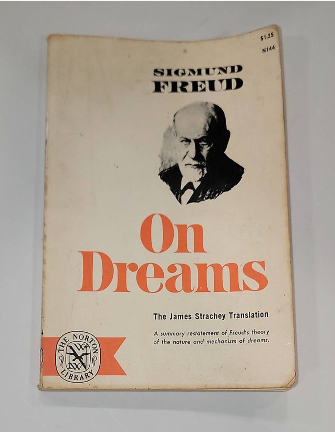 Sigmund Freud on Dreams the James Strachey Translation 1952 Vintage