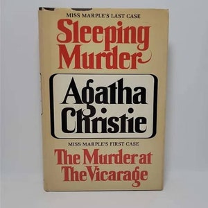 Sleeping Murder & Murder at the Vicarage Hardcover – January 1, 1976 by Agatha Christie Miss Marple&#39;s first and last cases.