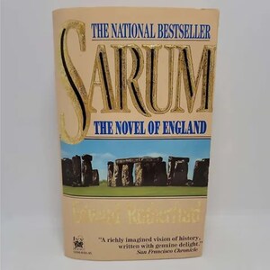 Sarum: The Novel of England Mass Market Paperback – June 12, 1988 by Edward Rutherfurd - A masterpiece that is breathtaking in its scope,