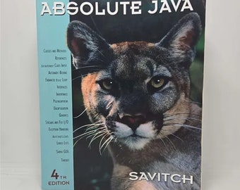 Absolute Java 4th Edition by Walter Savitch Java programming concepts and techniques are discussed in a straightforward style using unde