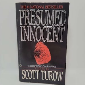 Presumed Innocent: A Novel Mass Market Paperback – December 5, 1987 by Scott Turow - Scott Turow&#39;s #1 runaway bestseller comes to theaters
