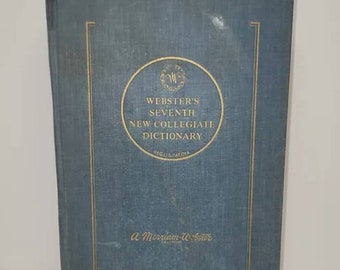 Webster's Seventh New Collegiate Dictionary 1965