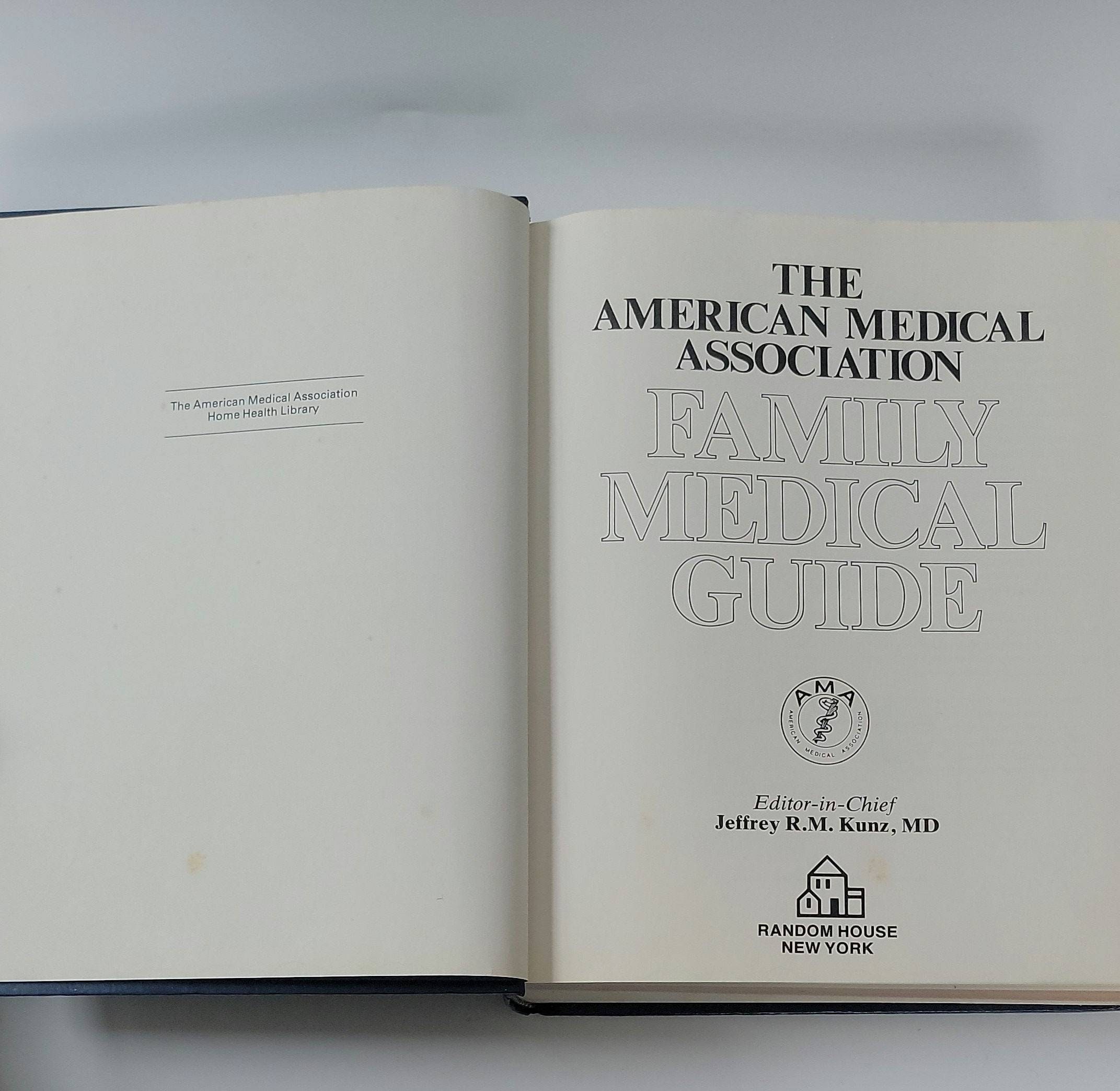 The American Medical Association Family Medical Guide - Vintage