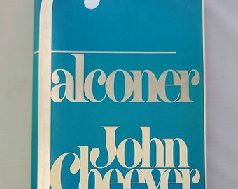 Falconer by John Cheever - Vintage Hardcover 1977 - Classic Mystery Fiction Book Suspense Thriller Crime Fiction Novels Detective Sleuth