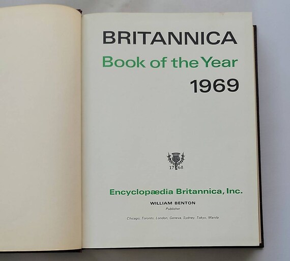 1969年 Britannica Atlas Encyclopaedia 【公式通販】