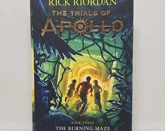 Burning Maze, The-Trials of Apollo, The Book Three Hardcover – May 1, 2018 by Rick Riordan Friends both familiar and new will emerge in