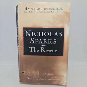 The Rescue by Nicholas Sparks - Paperback Romance Novel