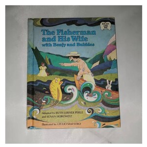 The Fisherman and His Wife with Benjy and Bubbles by Ruth Lerner Perle - Vintage Hardcover 1979