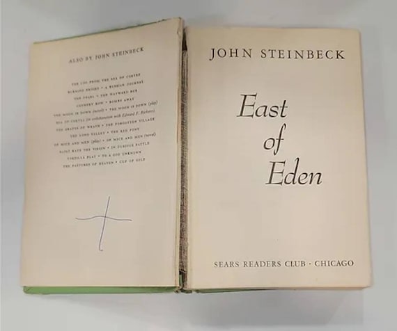 East of Eden by John Steinbeck VINTAGE RARE 1952 1st EDITION
