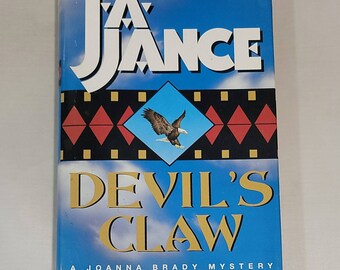 Devil's Claw by J.A. Jance - Vintage Hardcover 2000 - Classic Mystery Fiction Book Suspense Thriller Crime Fiction Novels Detective Sleuth