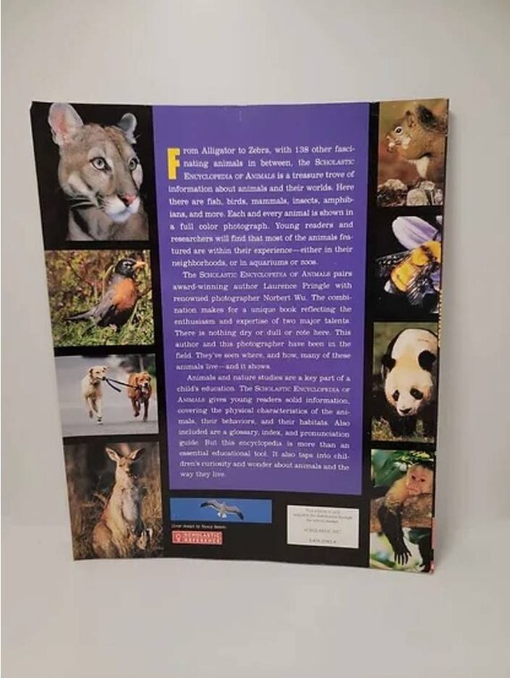Scholastic Encyclopedia of Animals Hardcover – August 1, 2001 by