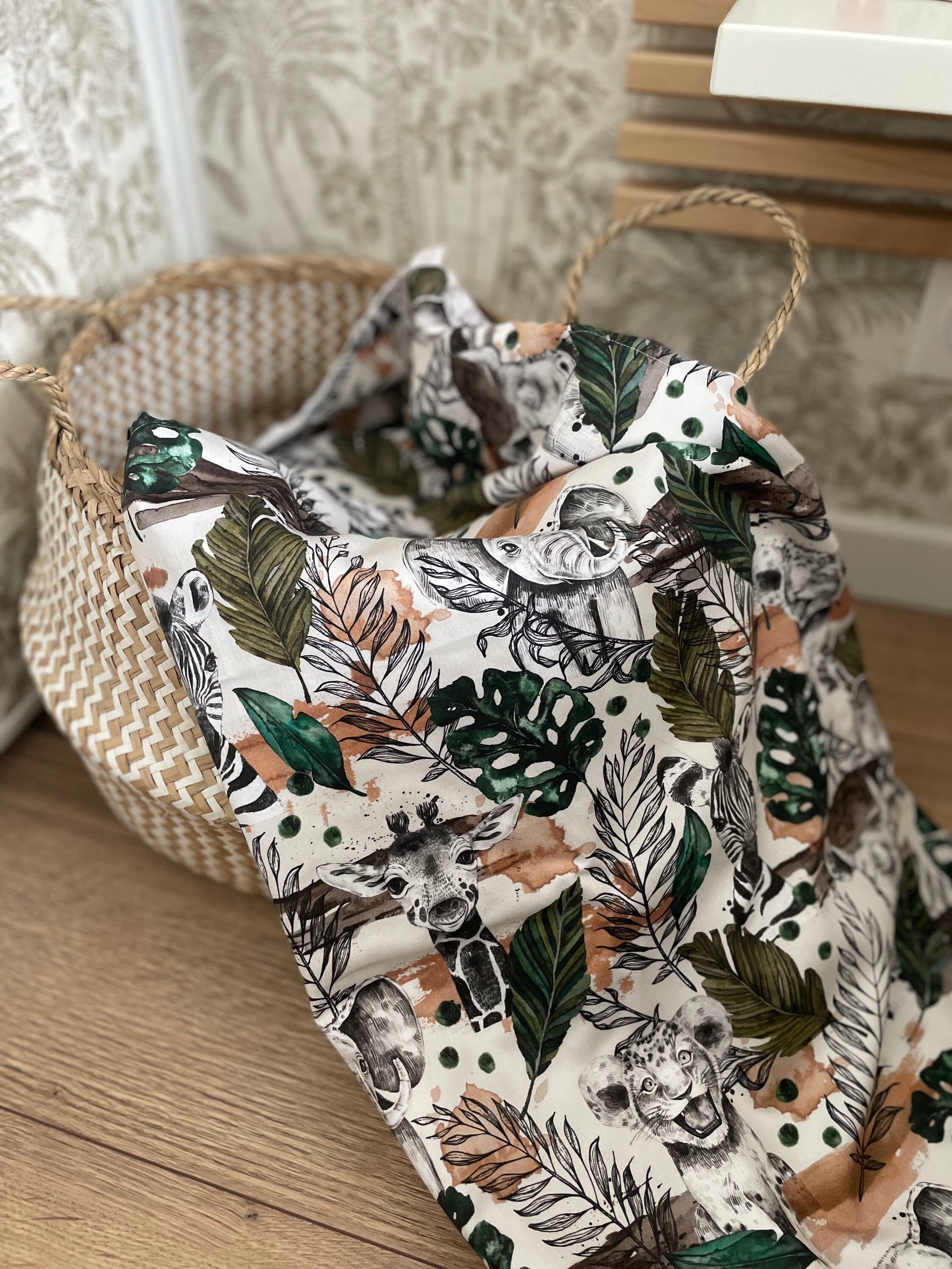 Couverture Minky Pour Bébé Jungle