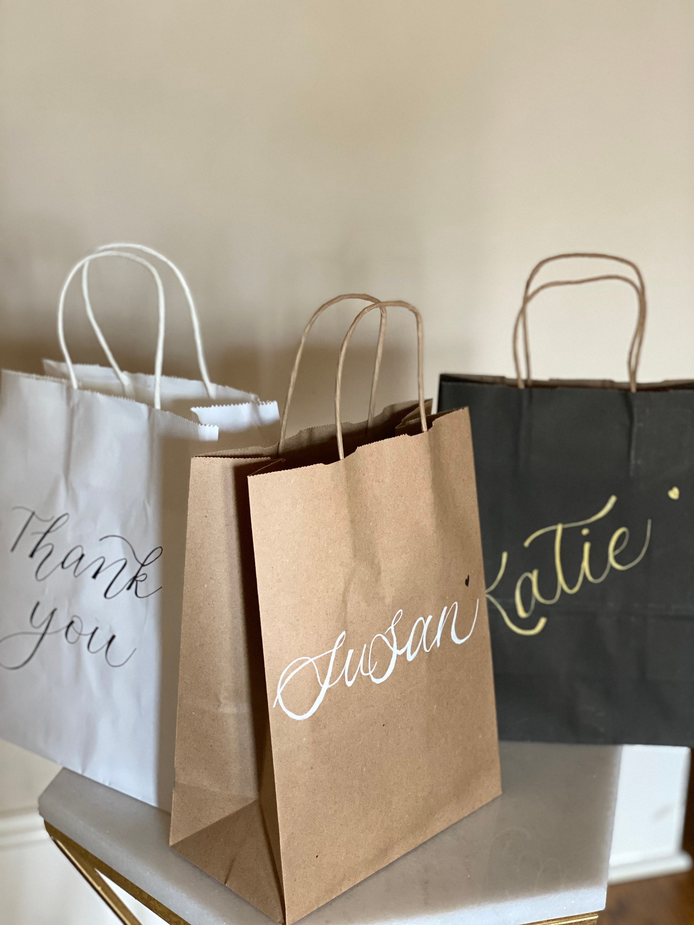 8 x 10.5 Bolsas de regalo personalizadas con Etsy España
