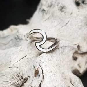 White Fire Opal Sterling Silver Ring