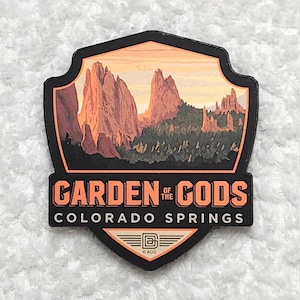 Garden of the God Shield Shape Magnet Decoration