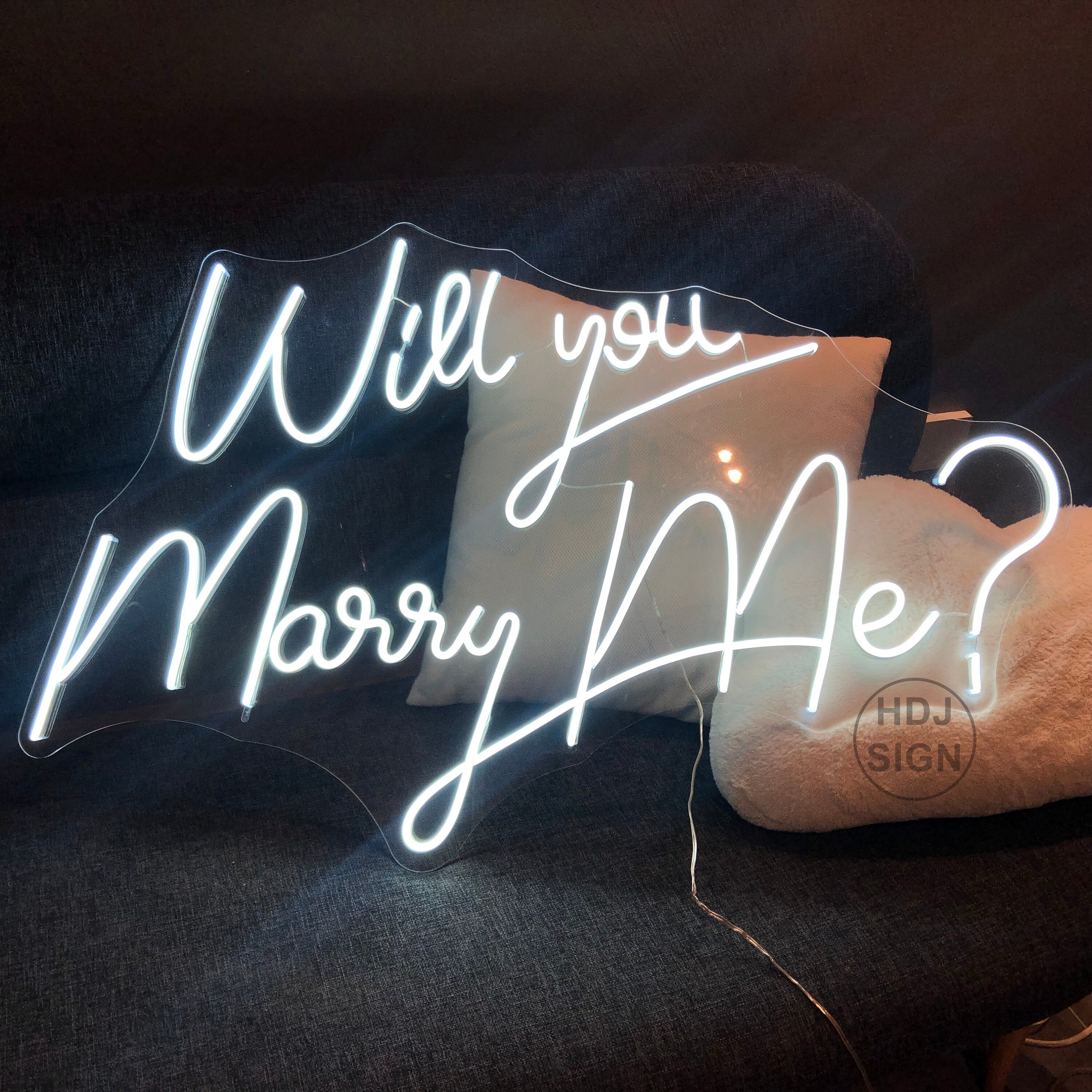 Neon Sign Will You Marry Me Neon Sign LED Neon Sign for - Etsy Ireland