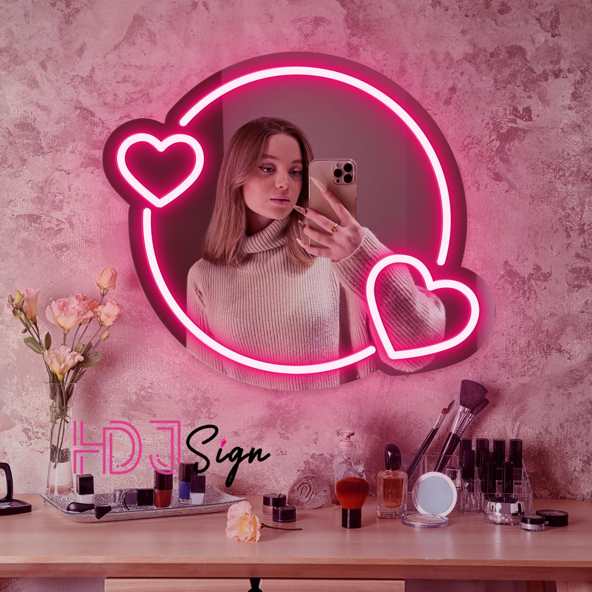 You're Like Really Pretty Insegna al neon per la decorazione della parete Led lettere rosa Luce al neon per la decorazione della camera delle ragazze Camera da letto Bar Camera dei bambini
