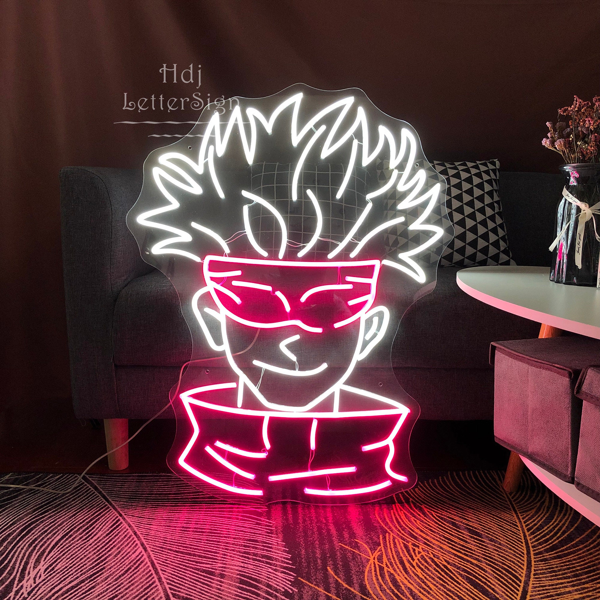 Wall Décor Wall Hangings Anime Character Led Lights Custom Neon Sign