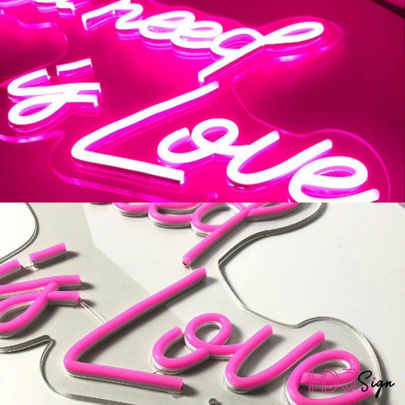 All You Need is Love Neon Sign Wedding Party Engagement Neon Etsy