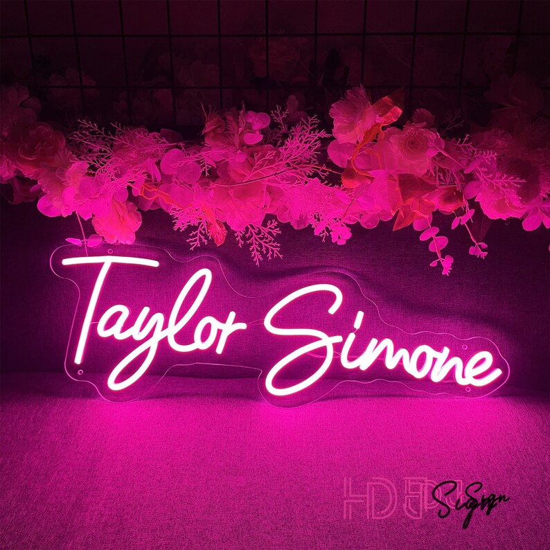 Custom Neon Signfamily Name Signneon Sign Customneon Sign Etsy