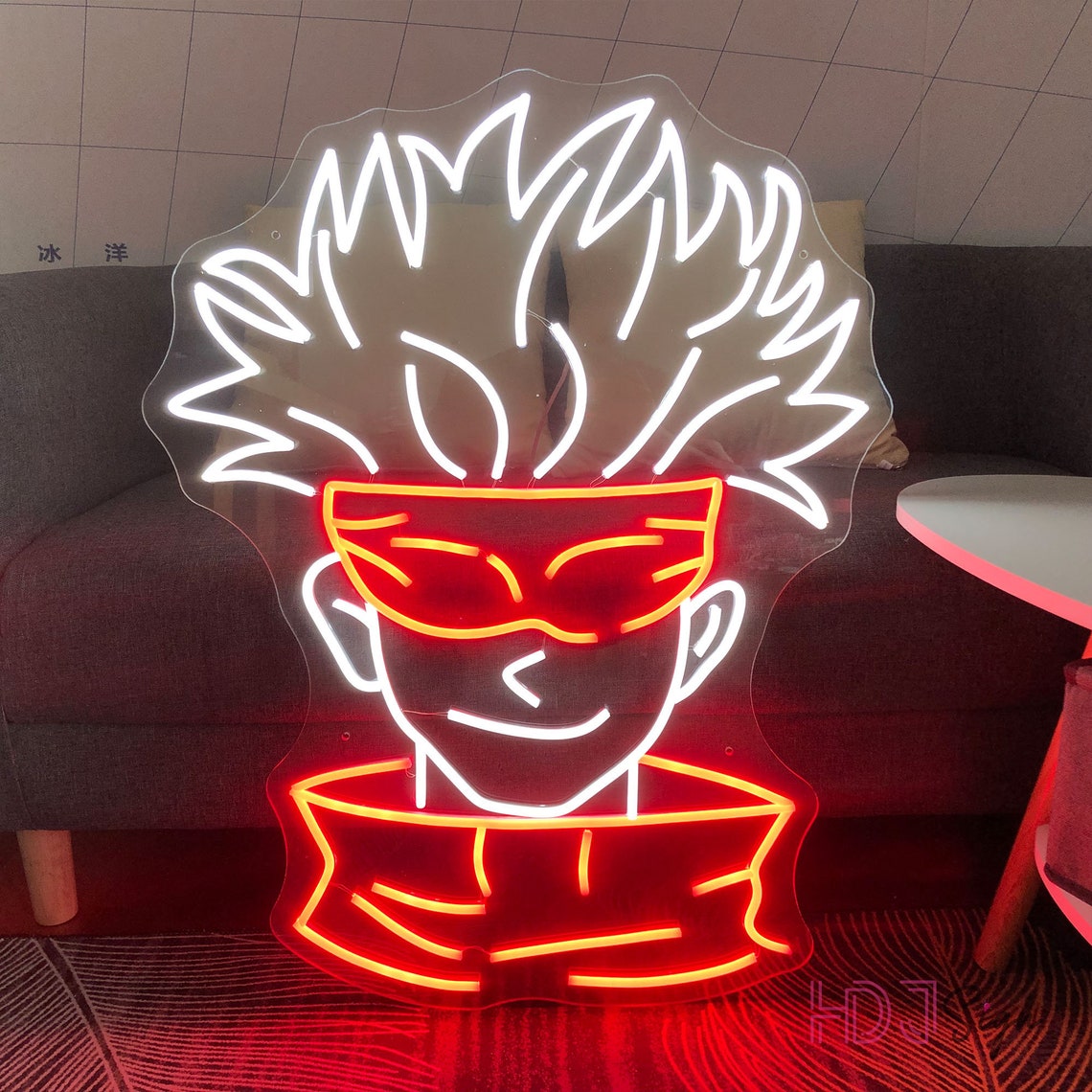 Gojo Satoru Ryomen Sukuna JUMP Anime Neon Lights Customize | Etsy