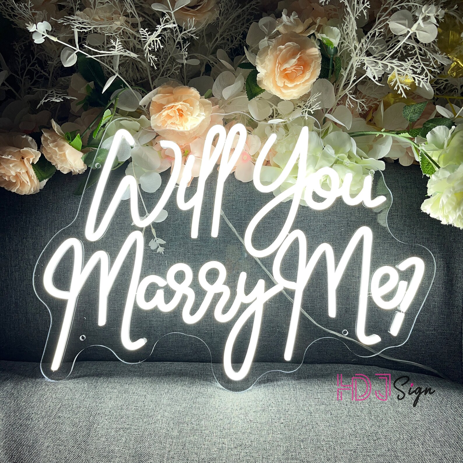 Will You Marry Me Neon Sign Led Neon Sign Led Art Proposal - Etsy