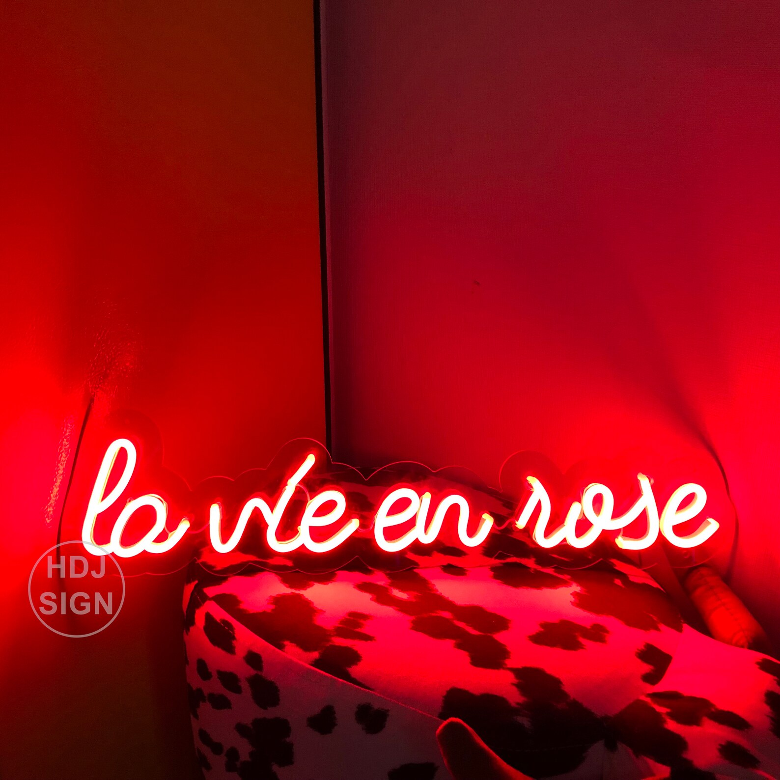 Custom Neon Sign La Vie En Rose LED Neon Art Sign Light Lamp Etsy