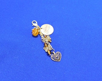 Purse Charm, Handbag Charm, Zipper Charm