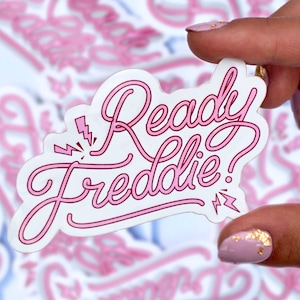 Holographic &#39;Ready Freddie?&#39; Sticker: Queen Fan Vinyl Decal