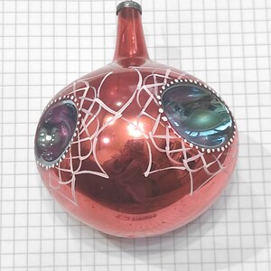 Vintage Christmas ornament figure ball ship decoration