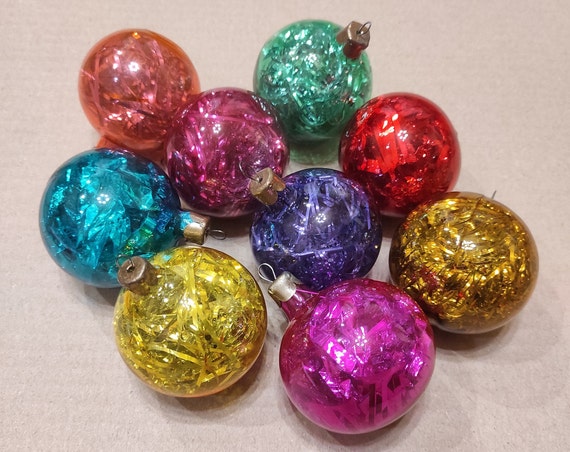 Rainbow christmas balls deals