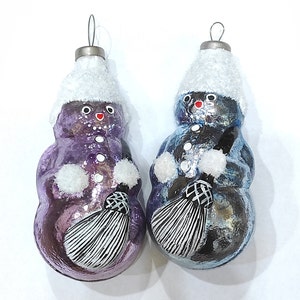 Christmas ornaments vintage glass toy TO CHOOSE FROM Snowmen decoration