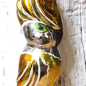 Christmas ornament vintage glass toy bird parrot decoration