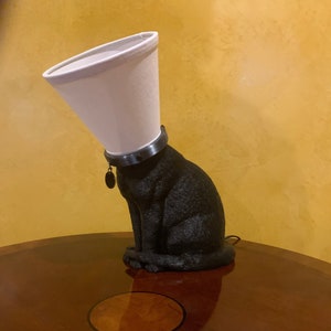 Socks Black Cat Lamp image 1