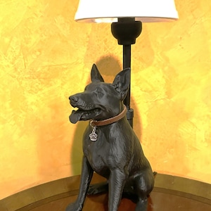German Shepherd Lamp - Etsy